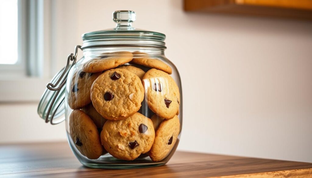 Coconut Chocolate Chip Cookies Storage