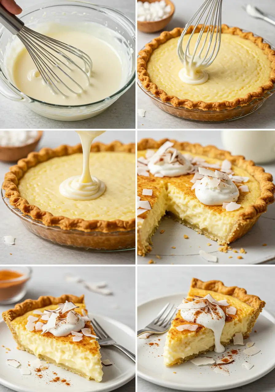 coconut custard pies