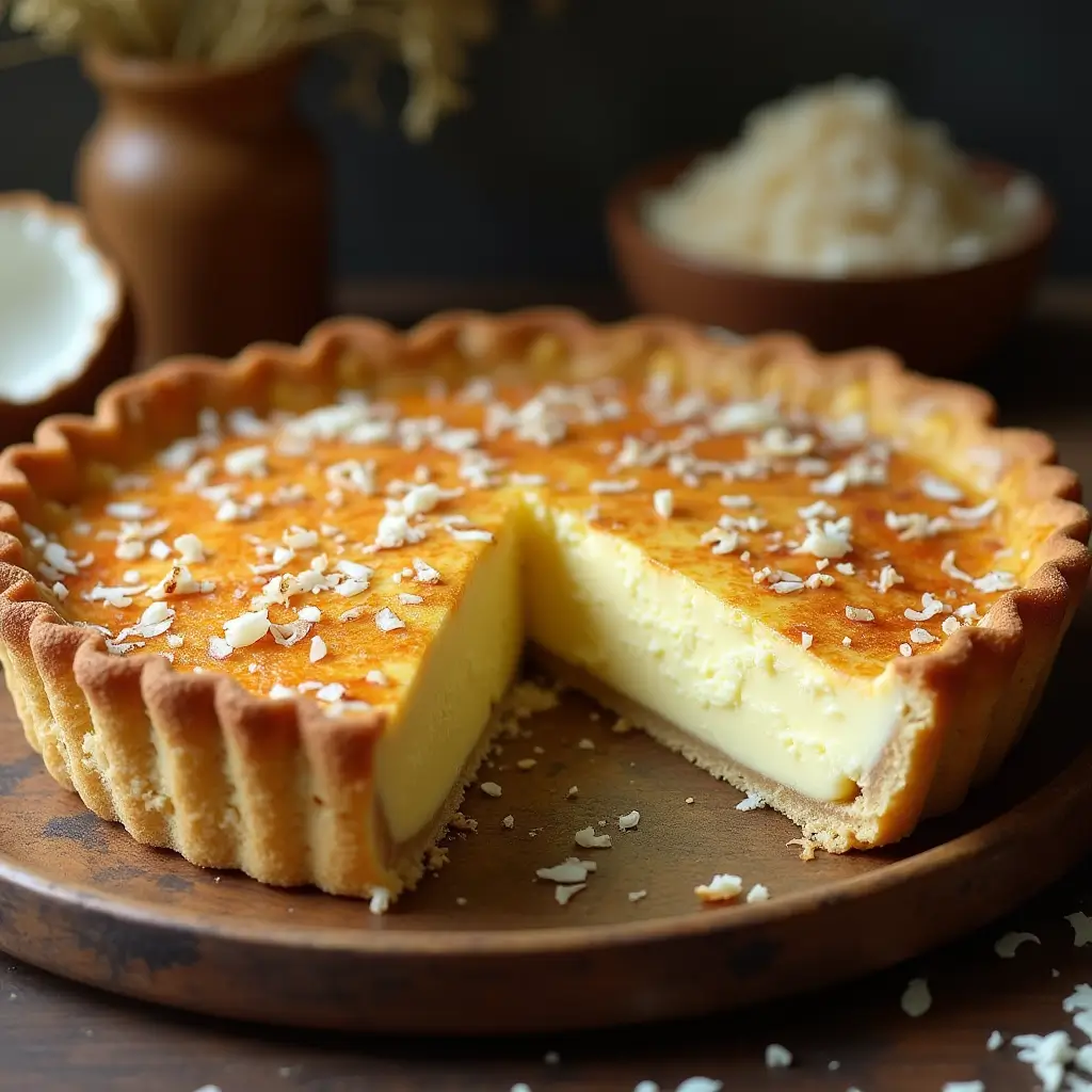 Recipe for Coconut Custard Pie